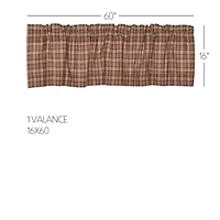 Vhc Brands Crosswoods Rod Pocket Tailored Valance