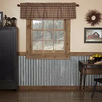 Vhc Brands Crosswoods Rod Pocket Tailored Valance