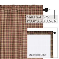 Vhc Brands Crosswoods Rod Pocket Tailored Valance