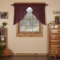 Vhc Brands Cumberland Prairie Swag Rod Pocket Tailored Valance
