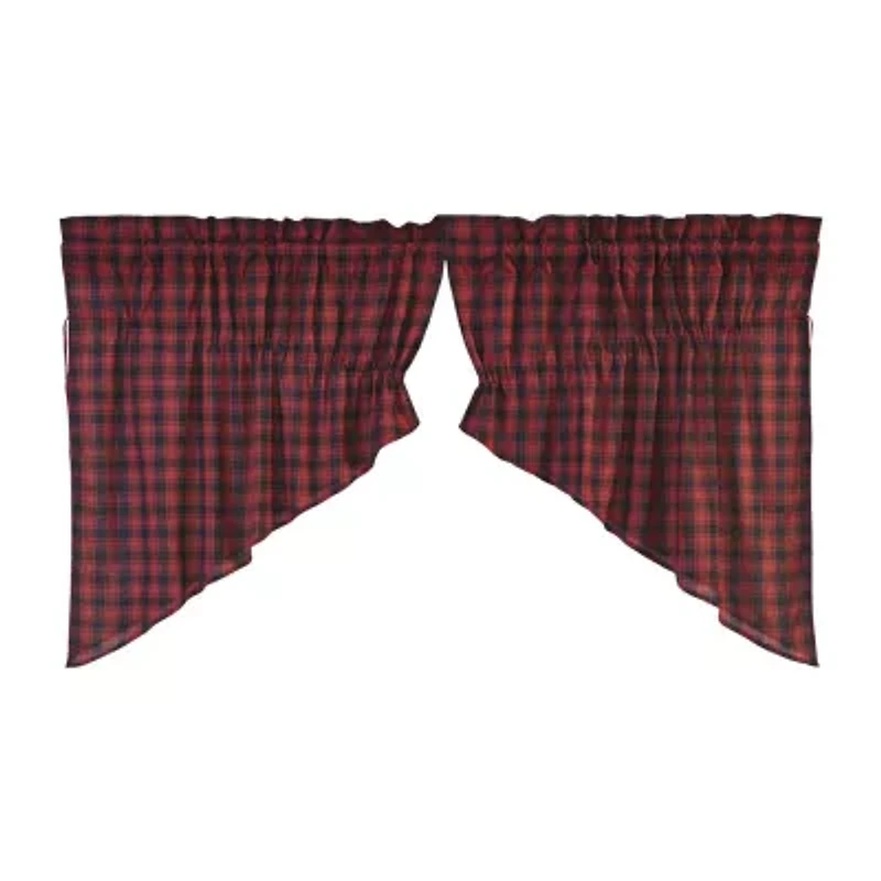 Vhc Brands Cumberland Prairie Swag Rod Pocket Tailored Valance