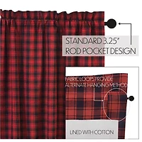 Vhc Brands Cumberland 2-pc. Rod Pocket Window Tier