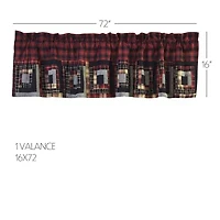 Vhc Brands Cumberland Patchwork Rod Pocket Tailored Valance