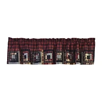 Vhc Brands Cumberland Patchwork Rod Pocket Tailored Valance