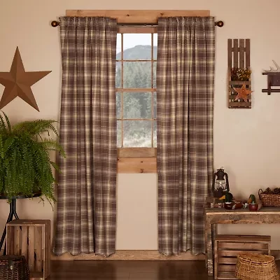 Vhc Brands Dawson Star Rod Pocket Light-Filtering Set of 2 Curtain Panel