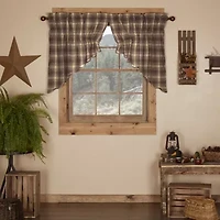 Vhc Brands Dawson Star Prairie Swag Rod Pocket Scallop Valance