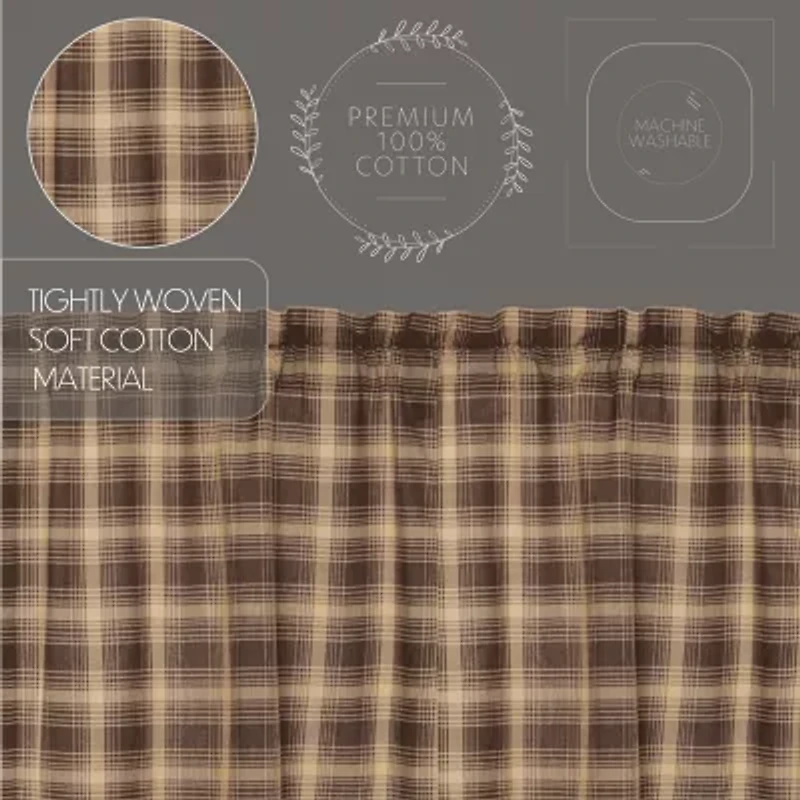 Vhc Brands Dawson Star Prairie Swag Rod Pocket Scallop Valance