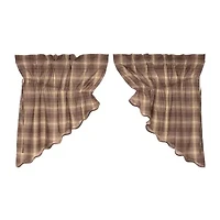Vhc Brands Dawson Star Prairie Swag Rod Pocket Scallop Valance