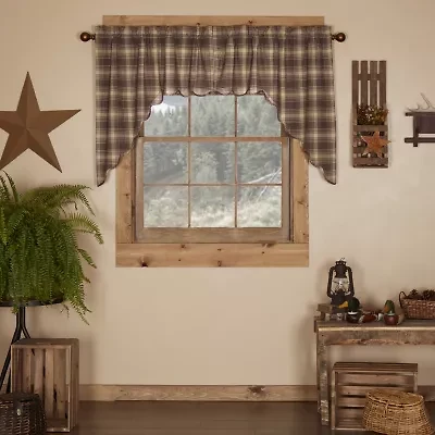 Vhc Brands Dawson Star Swag Rod Pocket Scallop Valance