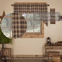 Vhc Brands Dawson Star Swag Rod Pocket Scallop Valance