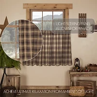 Vhc Brands Dawson Star 2-pc. Rod Pocket Window Tier