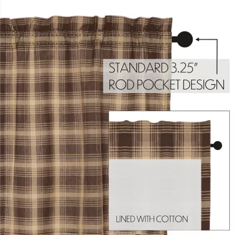 Vhc Brands Dawson Star 2-pc. Rod Pocket Window Tier