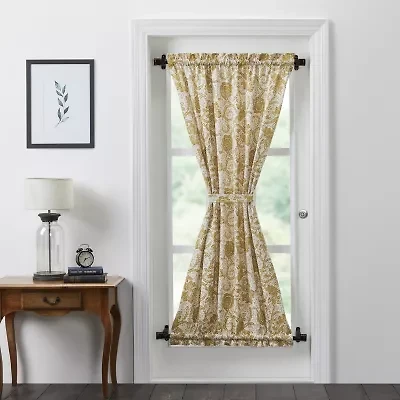 Vhc Brands Dorset Light-Filtering Rod Pocket Single Door Panel Curtain