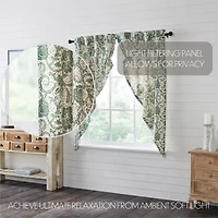 Vhc Brands Dorset Prairie Rod Pocket Light-Filtering Set of 2 Curtain Panel