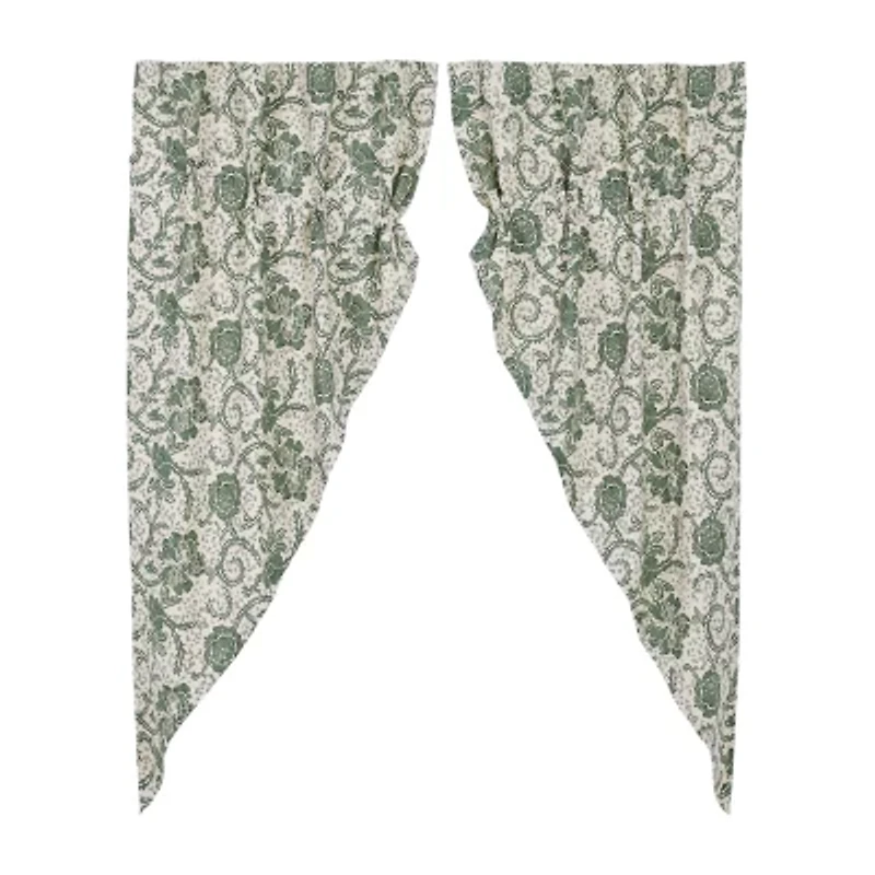 Vhc Brands Dorset Prairie Rod Pocket Light-Filtering Set of 2 Curtain Panel