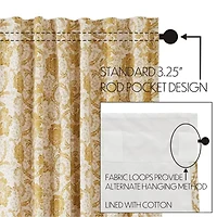 Vhc Brands Dorset Prairie Swag Rod Pocket Tailored Valance