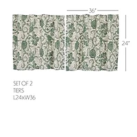 Vhc Brands Dorset 2-pc. Rod Pocket Window Tier