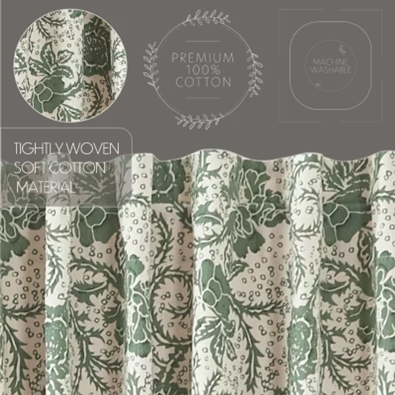 Vhc Brands Dorset 2-pc. Rod Pocket Window Tier