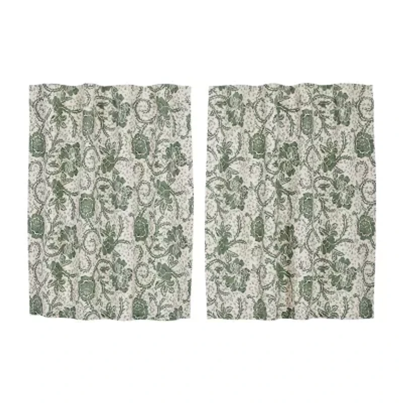 Vhc Brands Dorset 2-pc. Rod Pocket Window Tier