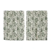 Vhc Brands Dorset 2-pc. Rod Pocket Window Tier