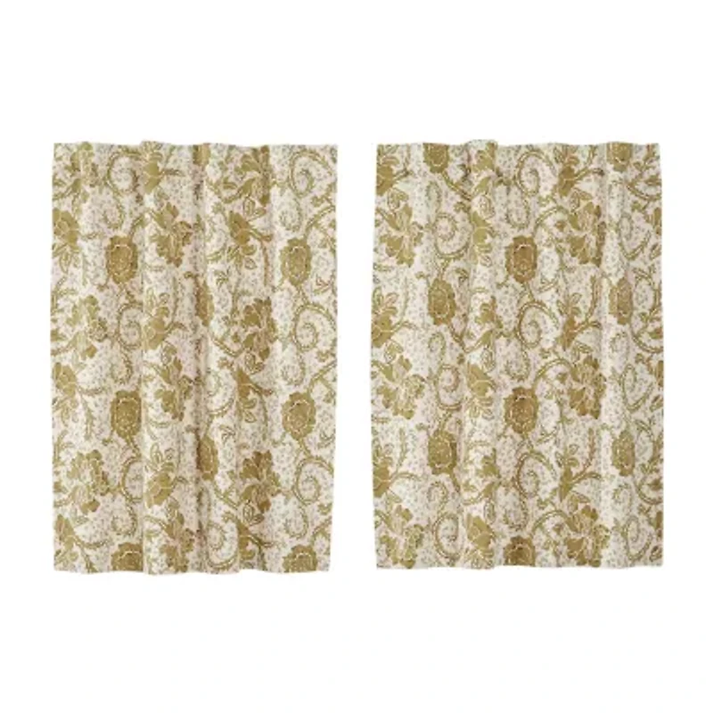 Vhc Brands Dorset 2-pc. Rod Pocket Window Tier