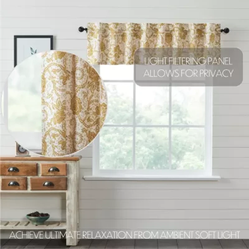 Vhc Brands Dorset Rod Pocket Tailored Valance