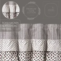 Vhc Brands Florette Rod Pocket Valance