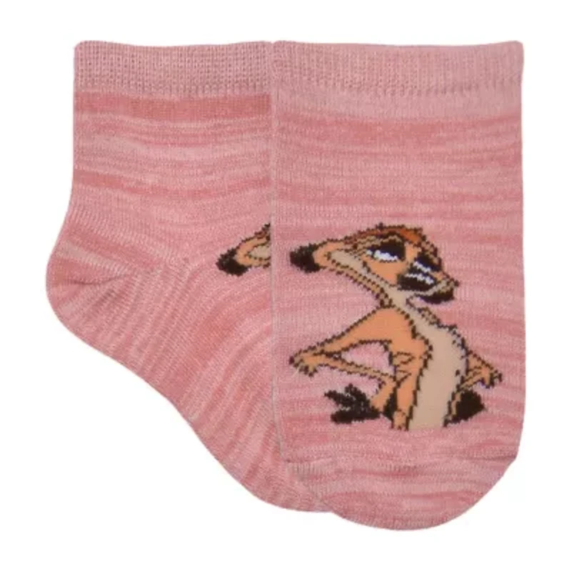 Toddler Girls 6 Pair Quarter Ankle Socks