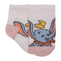 Toddler Girls 6 Pair Quarter Ankle Socks