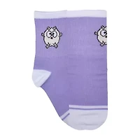 Little & Big Kid Girls 6 Pair Bluey Crew Socks
