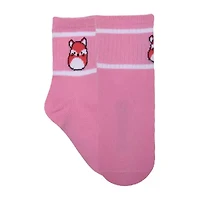 Little & Big Kid Girls 6 Pair Squishmallows Crew Socks