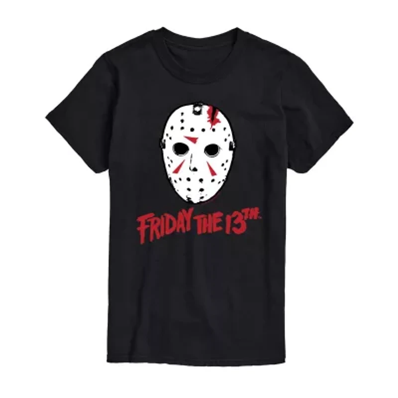 Mens Short Sleeve Friday The 13th Graphic T-Shirt