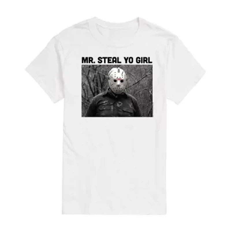 Mens Short Sleeve Friday The 13th Graphic T-Shirt