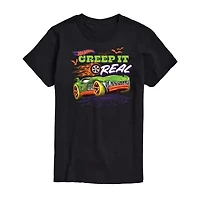 Mens Short Sleeve Hot Wheels Graphic T-Shirt