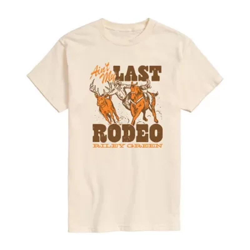 Mens Short Sleeve Riley Green Graphic T-Shirt