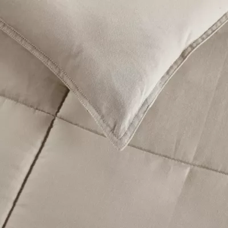 Madison Park Wingate 300 Thread Count Cotton Percale Luxury Down Alternative Comforter
