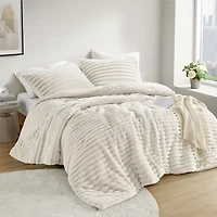 510 Design Avril Fluffy Ribbed Plush Midweight Comforter Set