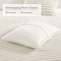 510 Design Avril Fluffy Ribbed Plush Midweight Comforter Set