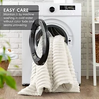 510 Design Avril Fluffy Ribbed Plush Midweight Comforter Set