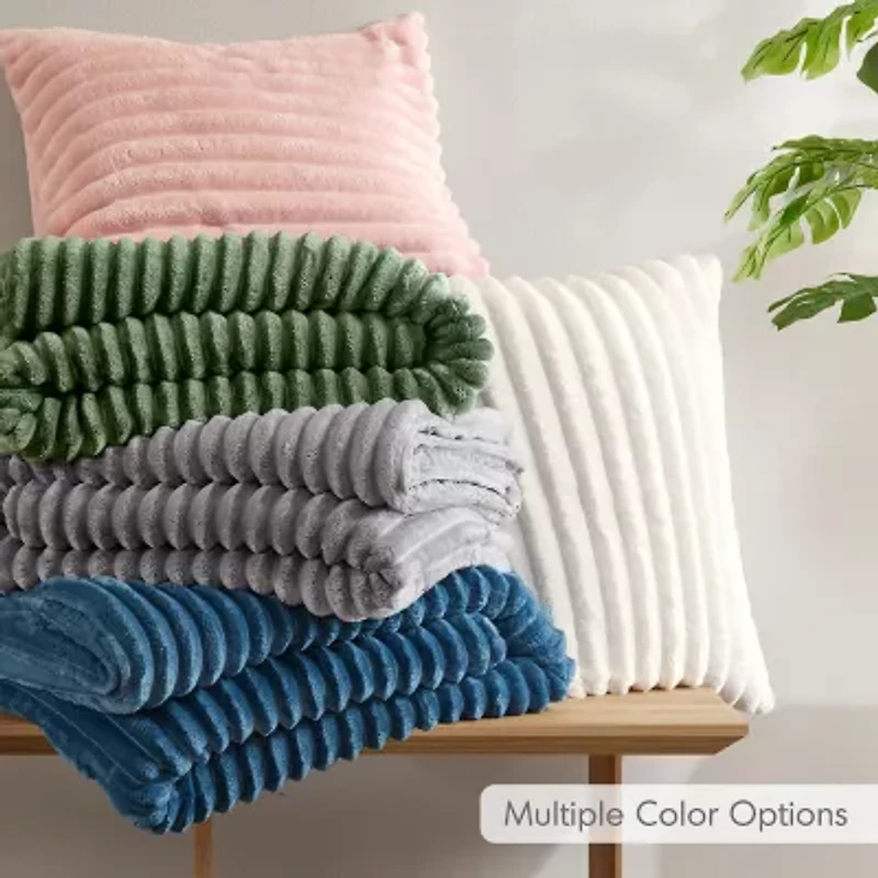 510 Design Avril Fluffy Ribbed Plush Midweight Comforter Set