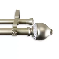 Rod DesyneRamona 1" Adjustable Double Curtain