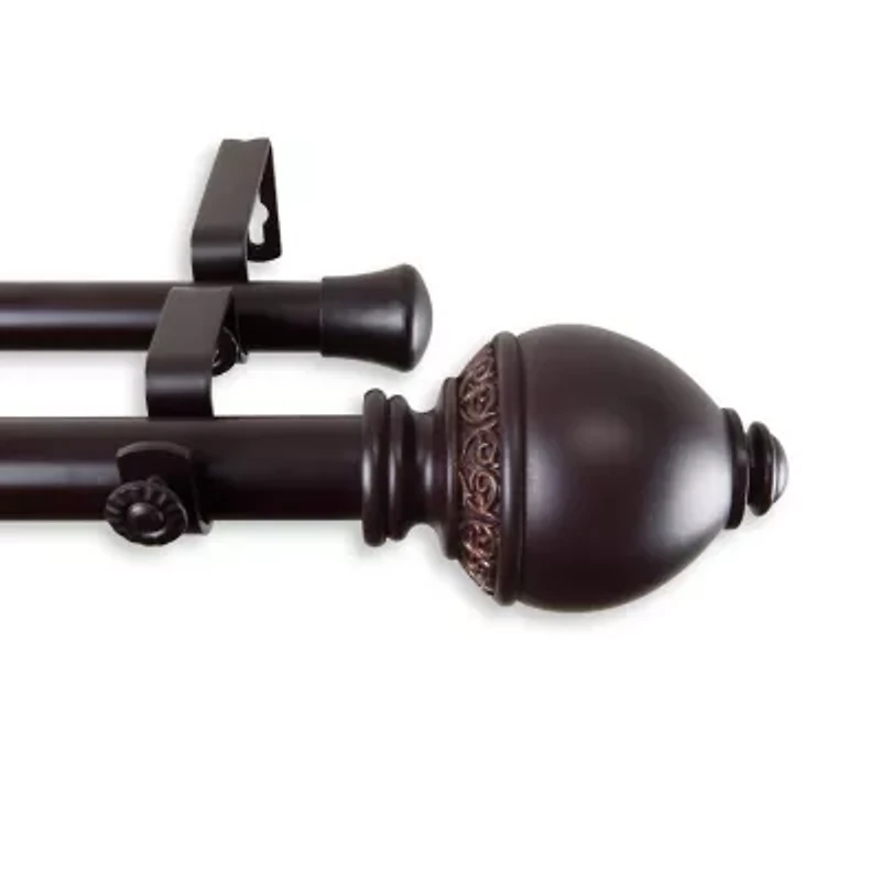 Rod DesyneRamona 1" Adjustable Double Curtain