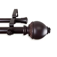 Rod DesyneRamona 1" Adjustable Double Curtain
