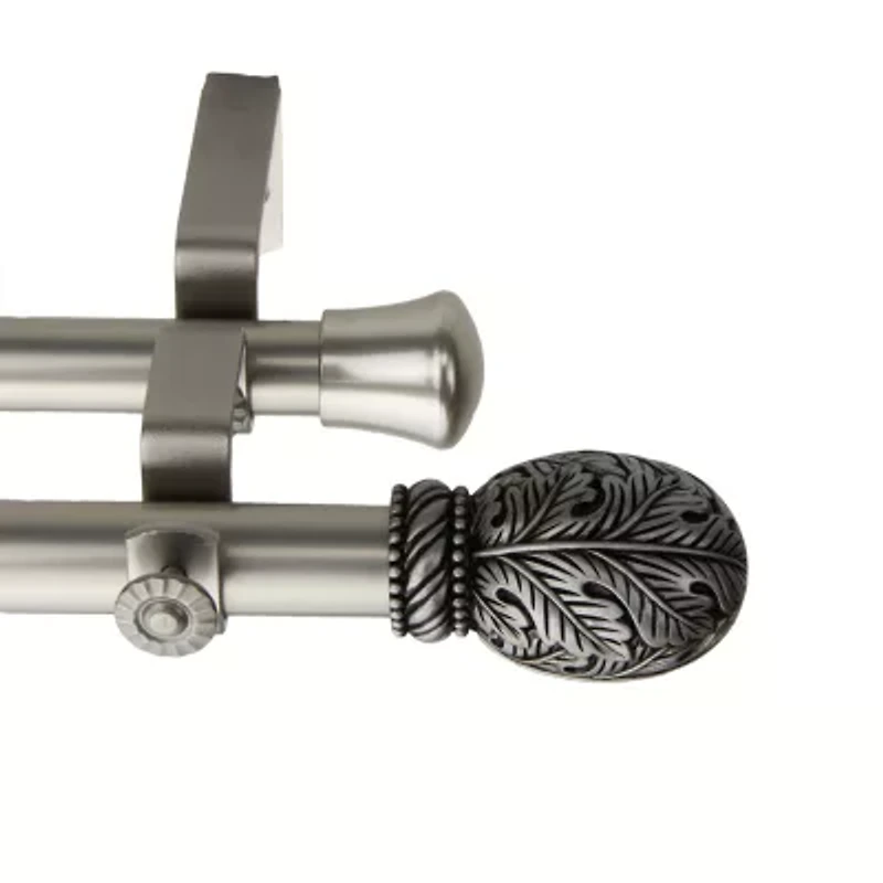 Rod Desyne Forest 13/16" Adjustable Double Curtain