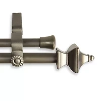 Rod Desyne Esta ⅝" Adjustable Double Curtain