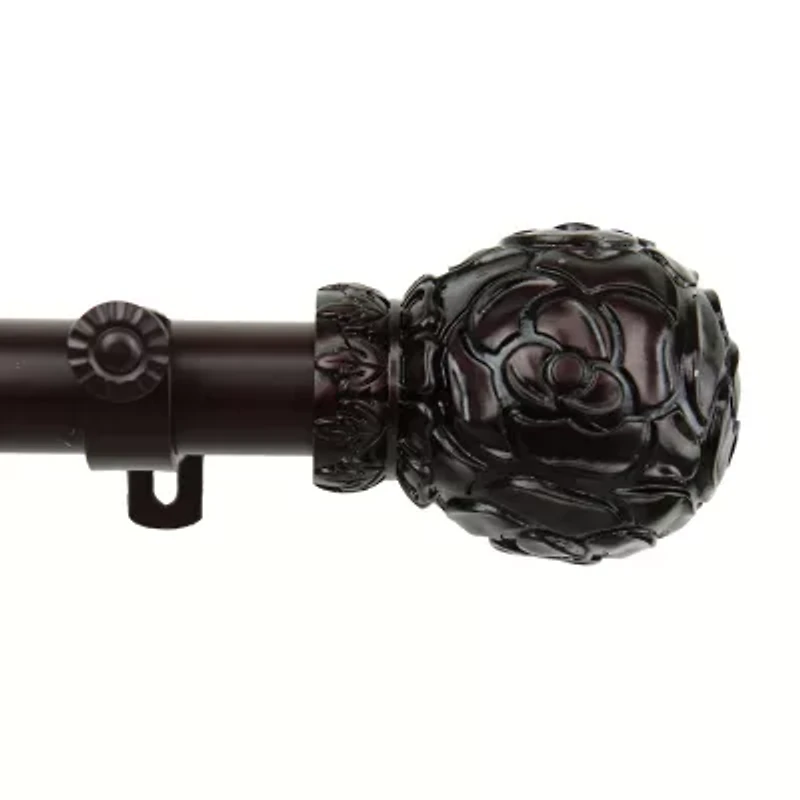 Rod Desyne Rosy 1" Single Curtain