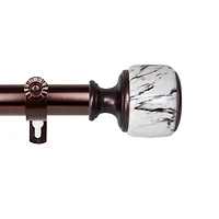 Rod Desyne Josephine 1 Adjustable Curtain