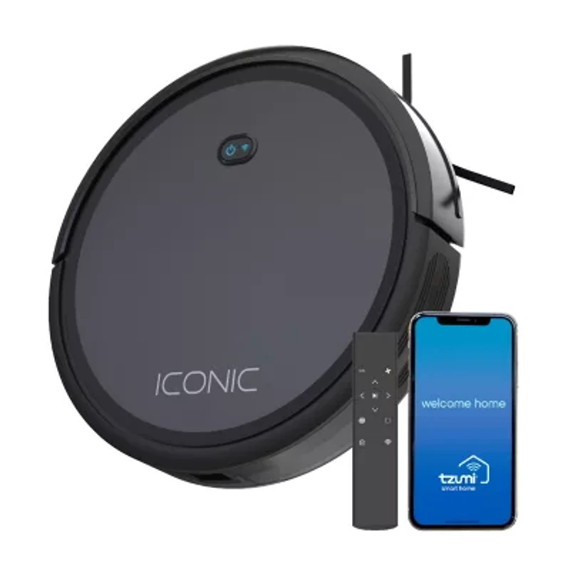 ICONIC SmartClean 2000 Robovac - WiFi Robotic Vacuum with App and Remote Control