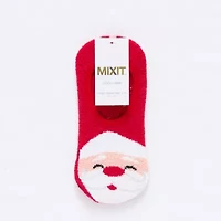 Mixit Holiday Cozy Womens 1 Pair Liner Socks