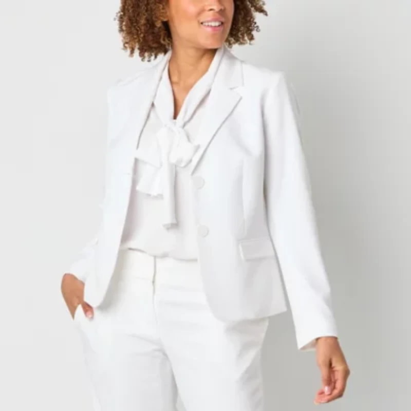 Black Label by Evan-Picone Womens Classic Fit Suit Jacket